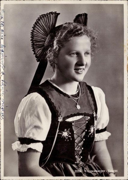 Toggenburger-Tracht Vorderseite
