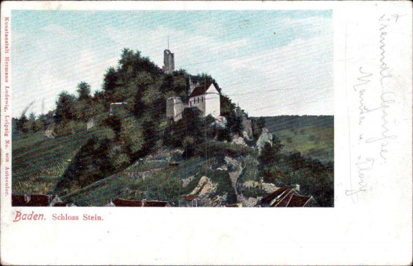 Baden. Schloss Stein Vorderseite