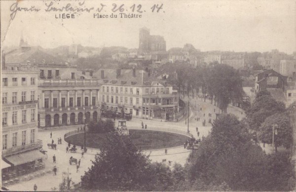 Lüttich (Liege) Place du Theatre