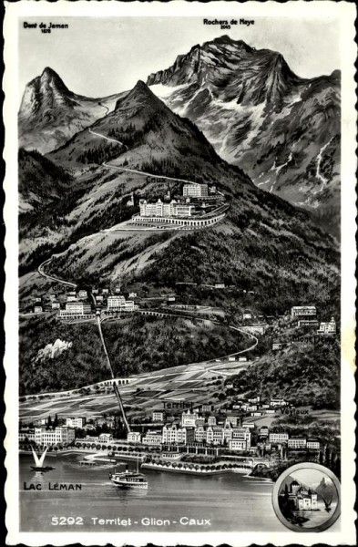 Territet - Glion - Caux Vorderseite