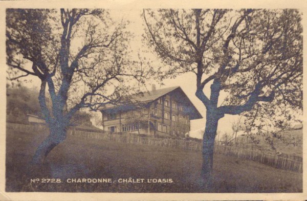 Chardonne, Châlet l'oasis