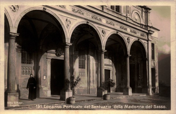 Locarno. Porticato del Santuario della Madonna del Sasso. 1927