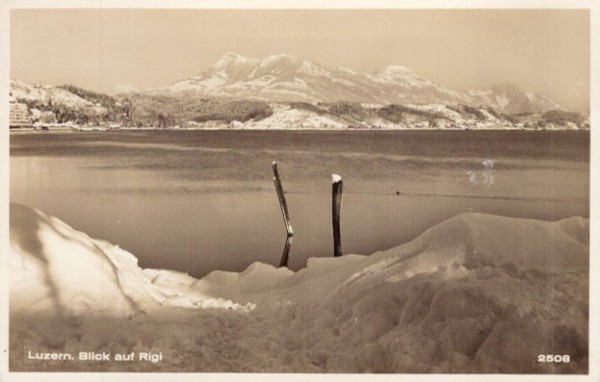 Luzern - Blick auf Rigi