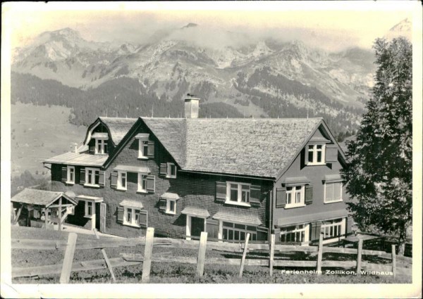 Wildhaus, Ferienheim Zollikon Vorderseite