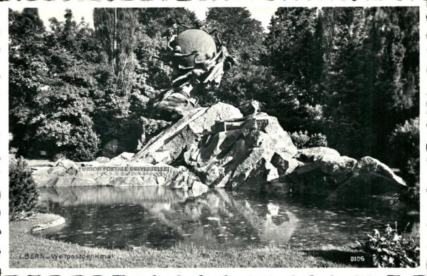Weltpostdenkmal, Bern Vorderseite