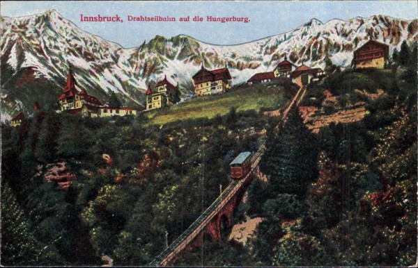 Innsbruck, Drahtseilbahn Vorderseite