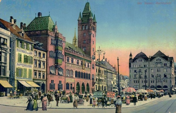Basel, Marktplatz Vorderseite