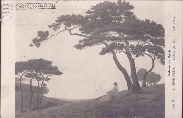Calme du soir, A. Morisset Vorderseite