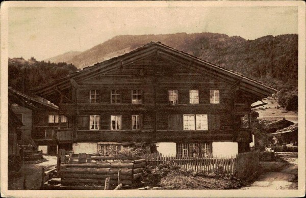 Haus in Wilderswil Vorderseite