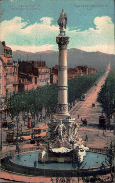 Marseille Fontaine Cantini Vorderseite
