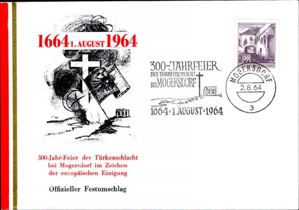 Mogersdorf, 300-Jahrfeier der Türkenschlacht 1964 Vorderseite