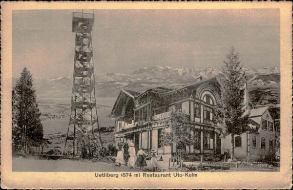 Uetliberg (874 m) Restaurant Uto-Kulm Vorderseite