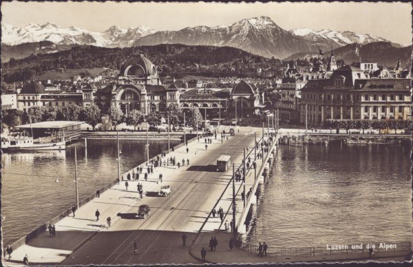 Luzern und die Alpen