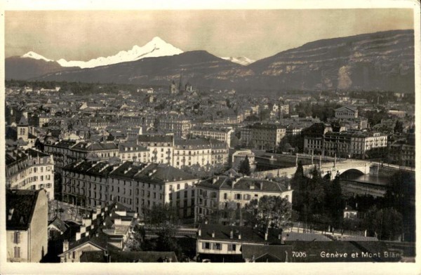 Genève et le Mont-Blanc Vorderseite