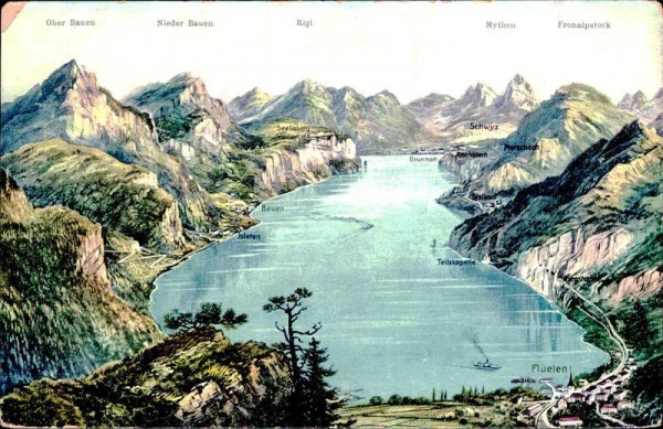 Urnersee gegen Norden Vorderseite