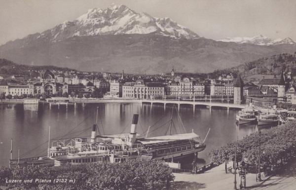 Luzern und Pilatus Vorderseite