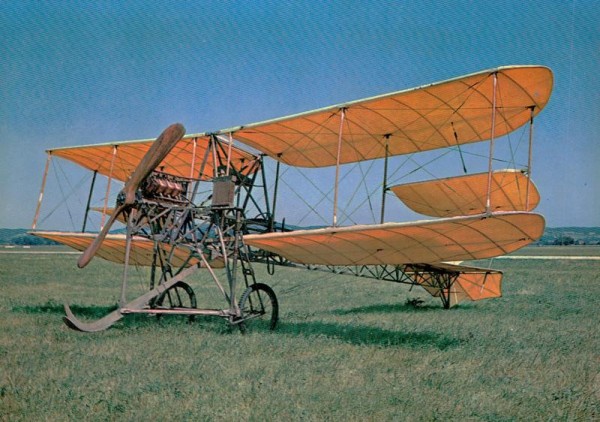 Doppeldecker von A. und H. Dufaux  Jg. 1909 Vorderseite