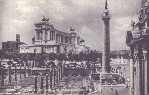 Roma - Forto Traiano e Mon. a Vittorio Emanuele II