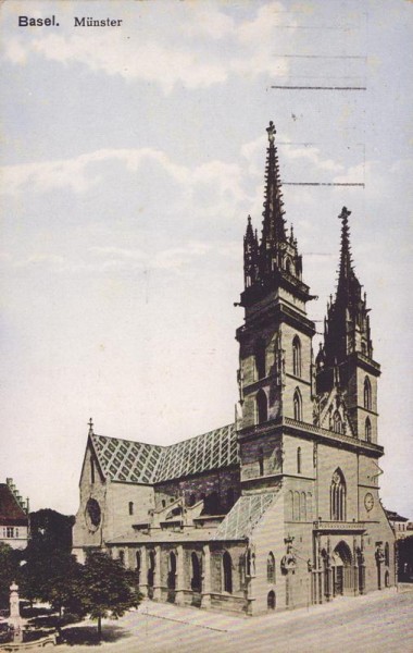 Basel. Münster Vorderseite