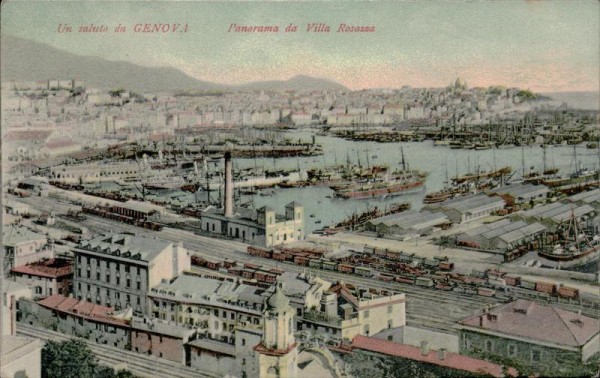Un saluto da Genovam, Panorama da Villa Rosazza Vorderseite