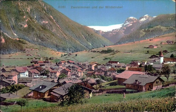 Zweisimmen und der Wildstrubel Vorderseite