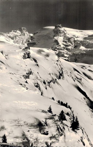 Trübsee. Blick auf den Titlis Vorderseite