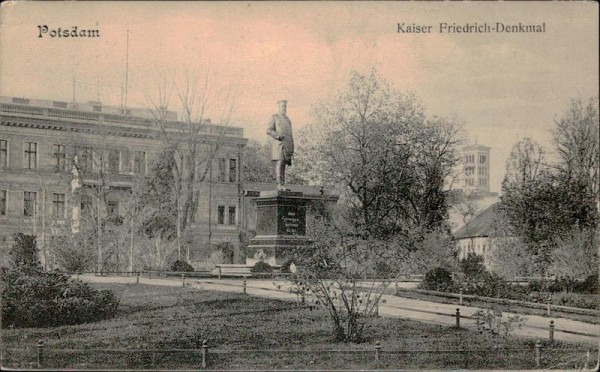 Potsdam/Kaiser Friedrich-Denkmal Vorderseite