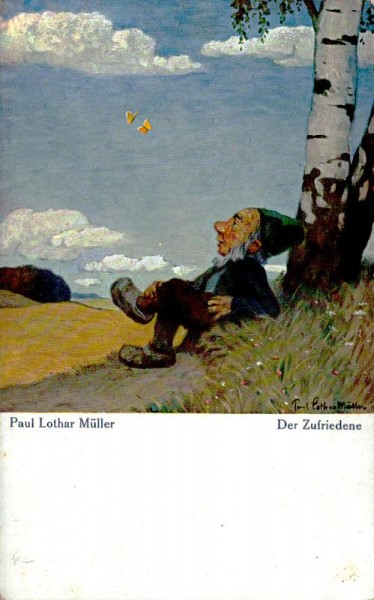 Paul Lothar Müller, Der Zufriedene Vorderseite