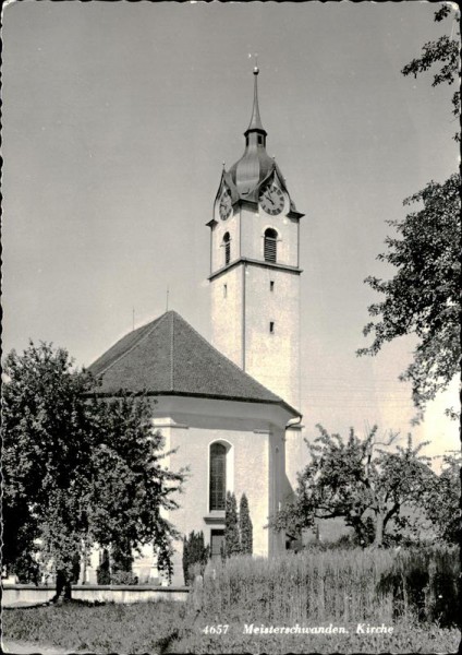 Meisterschwanden. Kirche Vorderseite