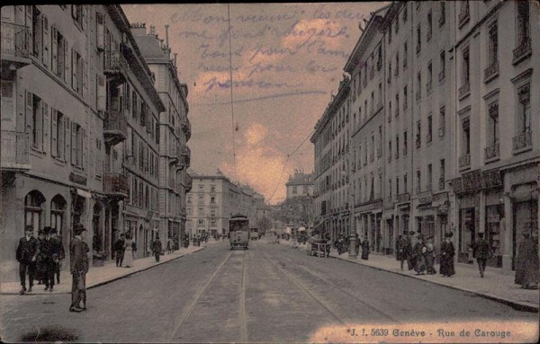 Genève - Rue de Carouge Vorderseite