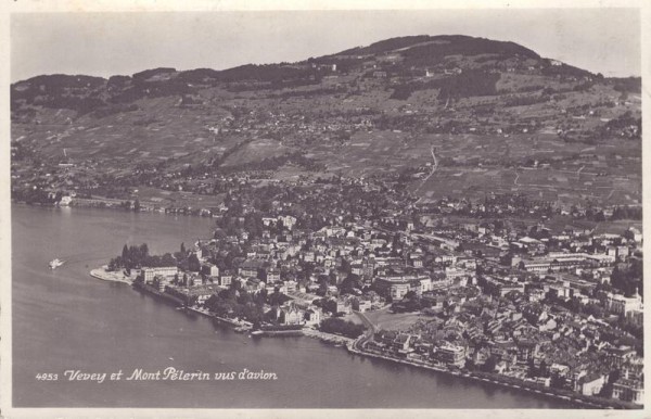 Vevey et Mont Pélerin vus d`avion Vorderseite