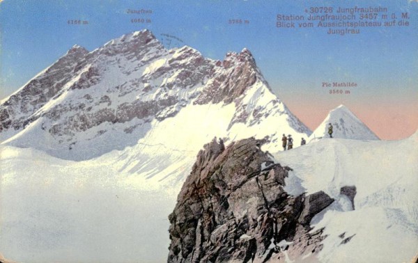 Jungfraujoch Vorderseite