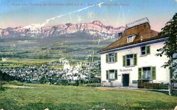 Weinfelden, Gruss vom Thurberg Vorderseite