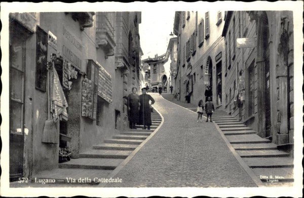 Lugano - Via della Cattedrale Vorderseite