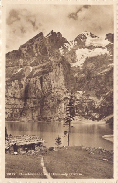 Oeschinensee und Blüemlisalp