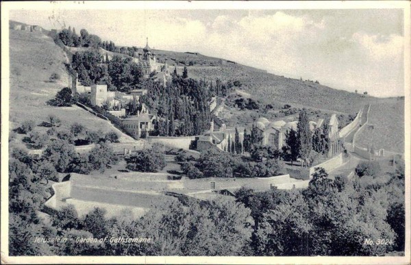 Jerusalem-Garten von Gethsemane Vorderseite