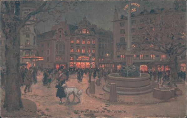 Genève, Place de la Fusterie Vorderseite