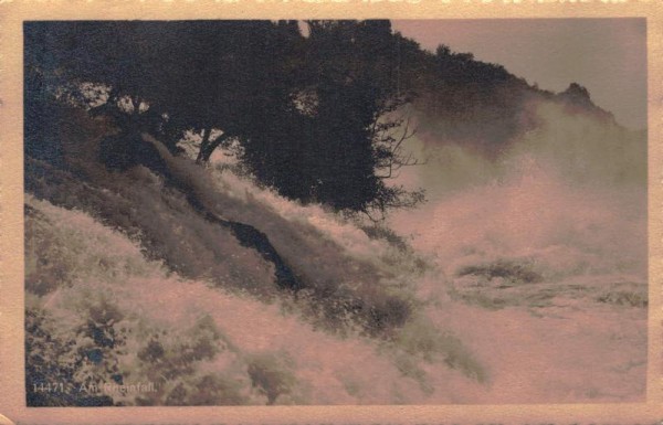 Am Rheinfall, 1911 Vorderseite