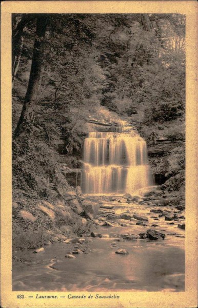 Lausanne - Cascade de Sauvabelin Vorderseite