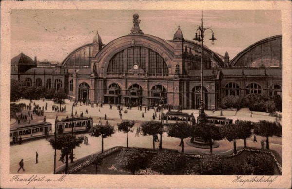 Haupbahnhof, Frankfurt am Main Vorderseite