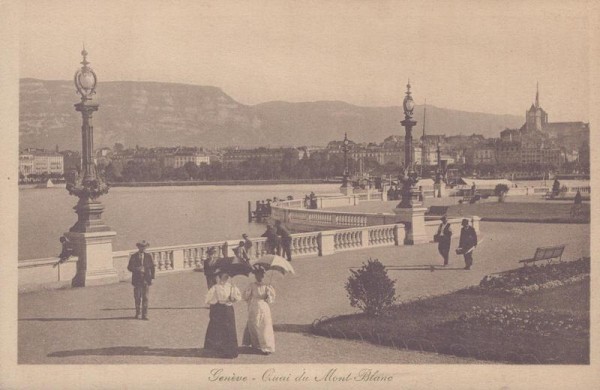 Genéve - Quai du Monte-Blanc Vorderseite