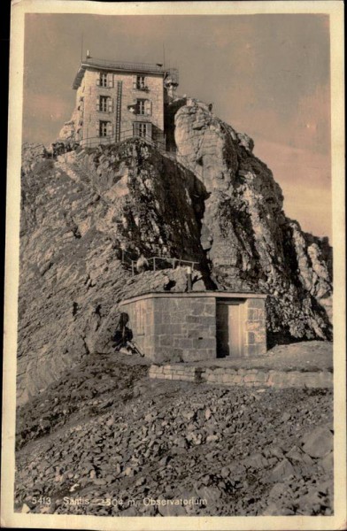 Säntis, OBSERVATORUM Vorderseite