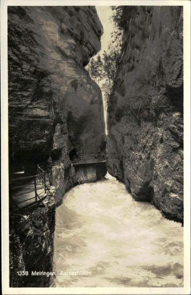 Meiringen - Aareschlucht Vorderseite