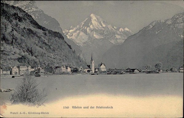 Flüelen und Bristenstock Vorderseite