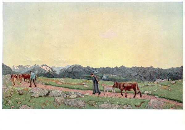 Segantini Giovanni, Sein - La Natura Vorderseite