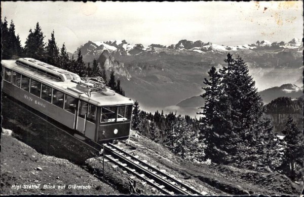 Rigi Staffel mit Rigi Bahn Vorderseite