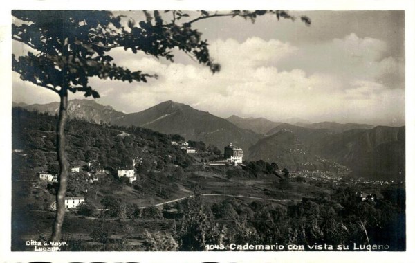 Cademario con vista su Lugano Vorderseite