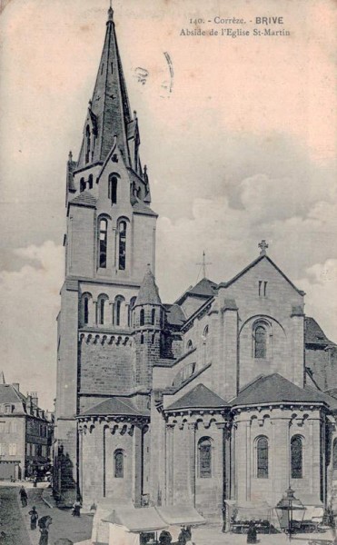Abside de l'Eglise St.Martin -  Frankreich Vorderseite