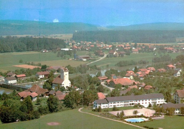 Aarwangen BE - Flugaufnahmen Vorderseite