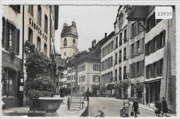 Aaarau - Zollrain mit Rathaus - animee
